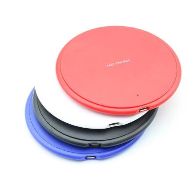 China Universal Mobile Phone Amazon Hot Selling 10W Wireless Fast Charger Wireless Charging Pad For Smart Mobile Phone for sale