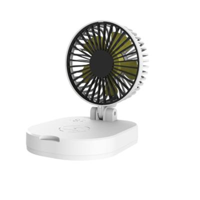 China Multifunctional car wireless charger portable fan radio and mobile phone foldable charging function for sale