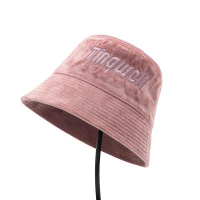 China Custom Bulk Character Fleece Bucket Hat With Embroidery Logo For Woman for sale