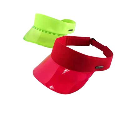 China TWS 200205 Sun Shade Visor Sun Hat Outdoor Sports COMMON UV Visor Unisex Plastic Sun Hat for sale