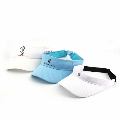 China 220721 COMMON Golf Sun Visor Hat Embroidery Embroidery Logo Outdoor Sport Visor Hat for sale