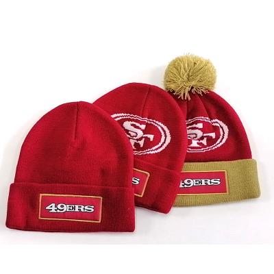 China TWS 200179 JOINT Wholesale Knitted Beanie Hat Custom Acrylic Pompom Hats Winter Beanies Knitted Hats for sale