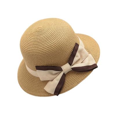 China Image Women Summer Sun Breathable Beach Straw Braid Beach Straw Hat for sale