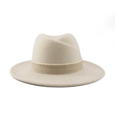 China Eco-Friendly TWS 21092901 Customized High Quality 100% Wool Fedora Wool Felt Hat Fedora Hats For Women for sale