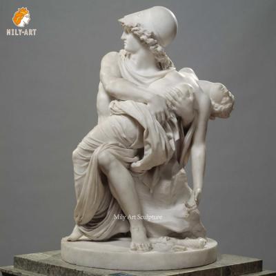 China Garden High Quality EUROPEAN Roman Stone Statue Marble Mars and Venus De Milo Greek Sculpture for sale