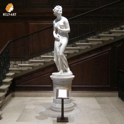 China EUROPEAN Classical Greek Figure Natural Stone Hand Carved Aphrodite Stone Sculpture Marble Venus Statue for sale