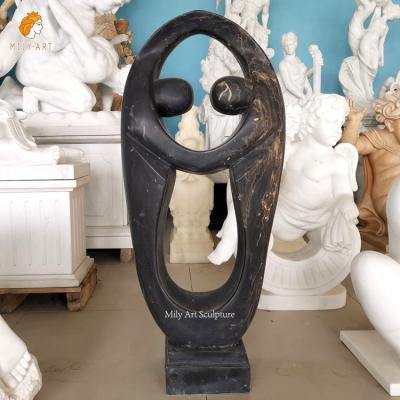 China EUROPEAN Custom Outdoor Garden Hand Carved Art Statue Marble Abstract Natural Stone Carving Sculpture for sale