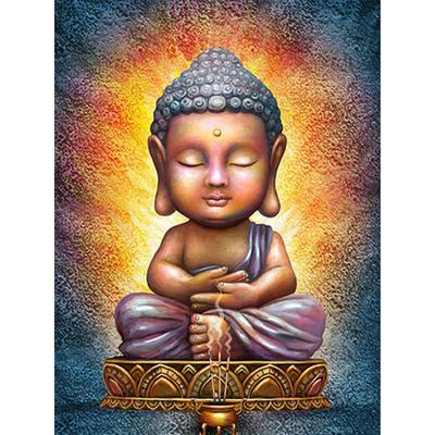 China Modern The Figure Of The Buddha Round Or Diamond Embroidery Kits Full Square Drill Decoration DIY Gift Home Diamond Painting for sale