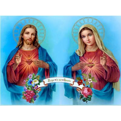 China Modern Jesus and Virgin Mary Diamond Embroidery Kits Full Round or Square Diamond Drill Decoration DIY Gift Home Diamond Painting for sale