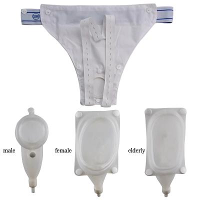 China Comfortable Reusable Silicone Urine Collector Adult Urine Bag For Urinary Incontinence Bedridden Patients Urination Catheter Male Female Bag for sale