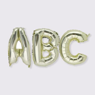 China 625047 16inch Plastic Birthday Party Helium A-Z English Letters Font Rose Gold Foil Balloon Wedding Decorations Supplie Balloons for sale