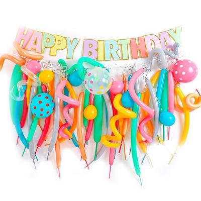 China 624130 Latex Balloon Arch Kit for Wedding Happy Birthday Party Backdrop DIY Craft Decoration Kit Balloon Pump Twist Balloon for sale