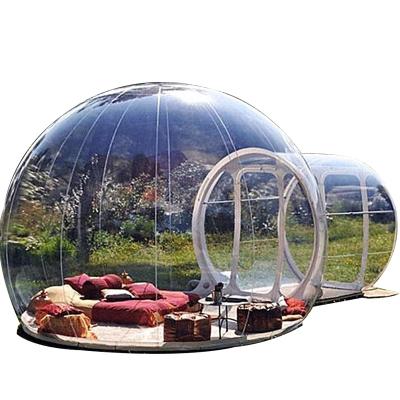 China Transparent Waterpoof Bubble Camping Hotel Igloo Tent 3M 4M 5M 6M Outdoor Inflatable Air Clear Dome Tent for sale