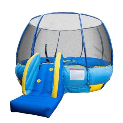 China Safe 16FT Super Dome Springless Trampoline and Bouncer Inflated Air Bounce Trampoline for sale