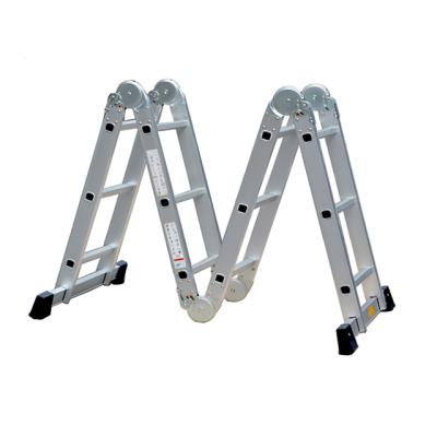 China Hot NEW Products Folding Ladders 3.6m New Products EN131 Aluminum Multi Purpose 12 Steps Narrow Folding Ladder for sale