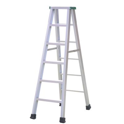 China Aluminum Type Folding Ladders Side A Double Foldable Ladder 1-6m Is Available for sale