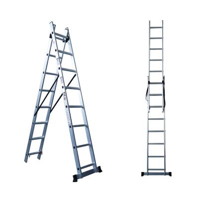 China Aluminum Folding Folding Ladders 10m Combination Extension Step Ladders for sale