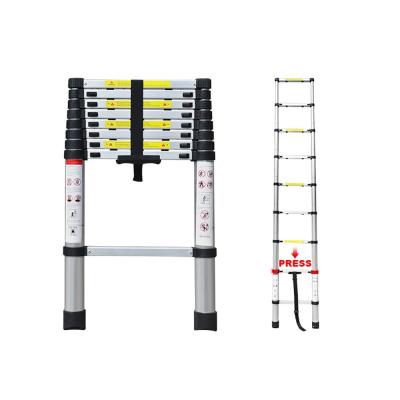 China Telescopic ladders manufacture 12ft folding ladder price aluminum telescopic ladder factory direct supply for sale