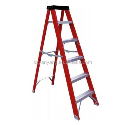 China Single Folding Ladders Fiberglass Side A Shape Ladder for sale