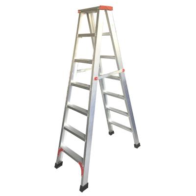 China Portable Aluminum Folding Ladder Combination Step Scaffolding Stair Double Folding Ladders FRP Stools Household Household Platform Folding Ladder for sale