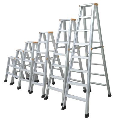 China Folding Ladders Porcelain Home Use Aluminum A Type Ladder Gorilla Clima Hydra Double Ladders For Home for sale