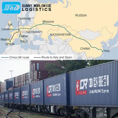 China appointment & railway delivery freight train shipment from china to warsaw poland spain for sale