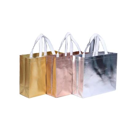 China Eco-friendly tnt packaging pp laminated non woven shopping bag tnt grocery bag non woven fabric film package bags for sale