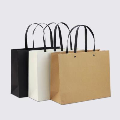 China Recyclable Wholesale Colored Paper Bags With Logo Brown Paper Bags With Handles for sale