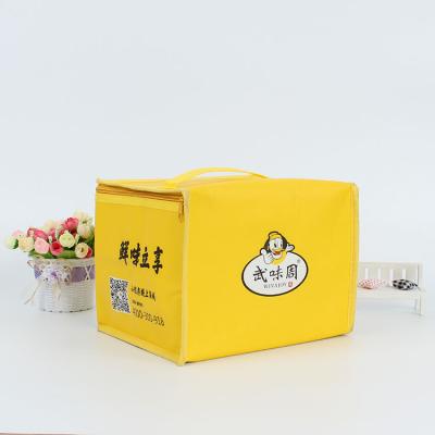 China Waterproof Aluminum Film Portable Cooler Bag For Wine Ice Food Outdoor Delivery Multi Function Food Grade Cooler Bag Wholesale for sale