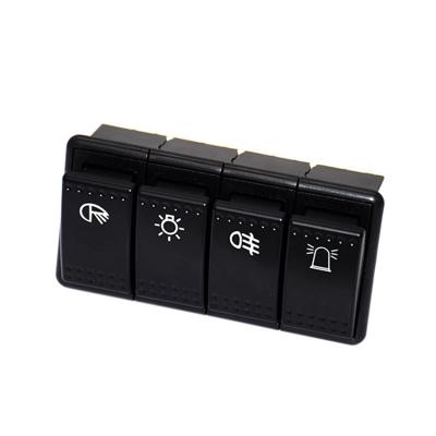 China Hot Selling Low Voltage Low Price Metal Wheel Loader Rocker Rocker Switch Excavator Rocker Switch for sale