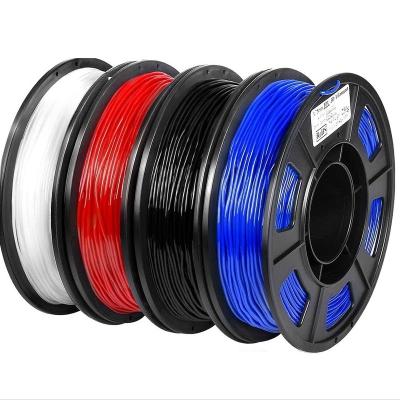 China Suitable for all FDM 3d printer CooBeen High Quality 3D Printer Filament TPU 1.75mm/250g x4 Spools Pack Reel Black White Red Blue Varied Colors for sale