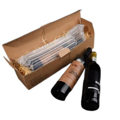 China Shock Resistance Air Column Bag Protective Package Inflatable Bubble Bag For Wine Packing for sale