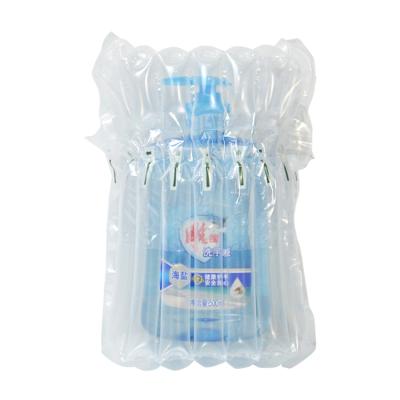 China Shock Resistance Anti-vibration Hand Sanitizer Air Column Packing Bubble Cushion Air Column Bag Reel Inflatable Film Roll for sale