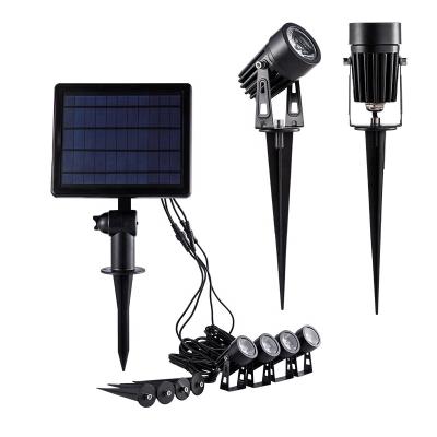 China Garden Newcomer Led Outdoor Waterproof Solar Powered Tree Lawn Garden Spot Light for sale