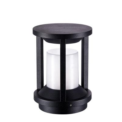 China New Design Villas Stainless Column Lamp Outdoor Courtyard Pillar Light for sale