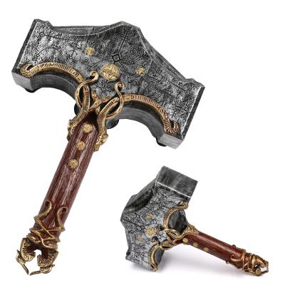 China Prop Cosplay Prop Mjolnir Viking Thor Hammer God of War Cosplay for sale