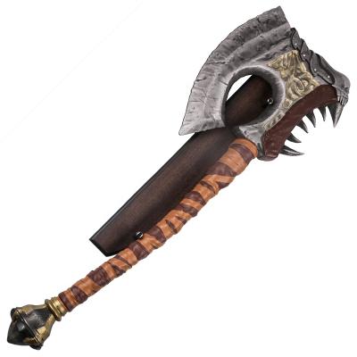 China Full Metal World Of Warcraft Weapon Gorehowl Two Handed Ax North America for sale