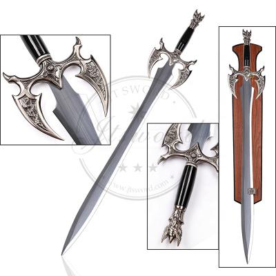 China Europe World Of Warcraft Stainless Steel Decoration Wall Sword for sale