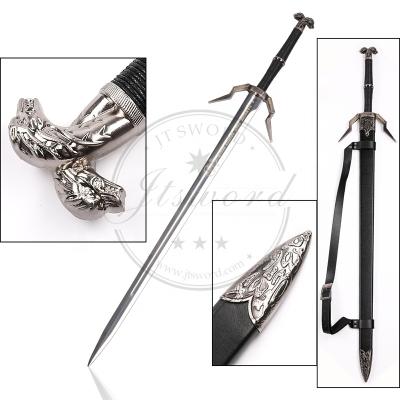 China North America The Witcher 3 Sword Geralt Silver Two Handed Sword for sale