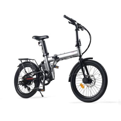 China 20 inch 36V 7.8Ah 250W(350W) high speed motor Folding Electric Bicycle 7 speed Aluminum Alloy for sale