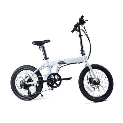 China Hottech 20 inch 36V 5.2Ah (7.0Ah) lithium-ion battery Folding Electric Bike with 250W high speed motor for adults for sale