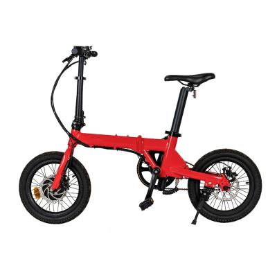 China High quality Electric Bike 36v 16inch Ebike Lithium Battery Electric Bicycle small mini folding electric bicycle for adult Te koop