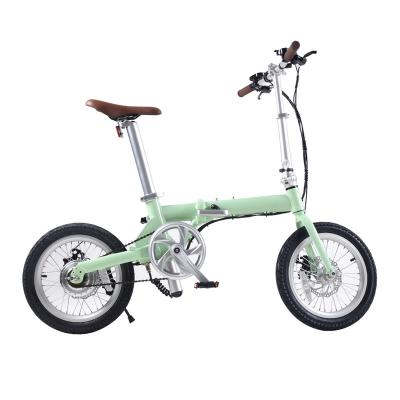 China Electric Bike 36V 250W 16inch Ebike Lithium Battery Electric Bicycle small mini folding electric bicycle for adult en venta