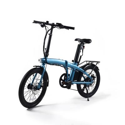 China wholesale 20 inch Hidden and Easy to disassemble battery small mini electric city bicycle folding electric bike à venda