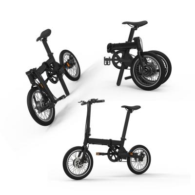 China 16 inch electric bicycle folding with adjustable seat height for entertainment cycling for sale