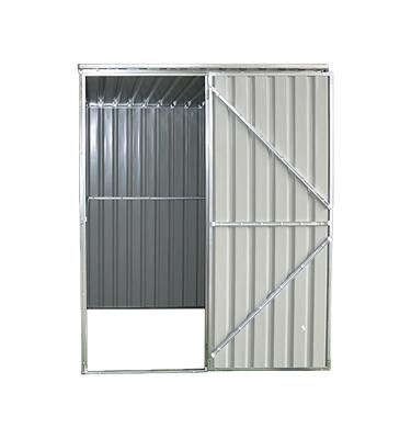 China Sturdy New Style Garden Buildings Cheap Easily Assembled Metal Shed for sale