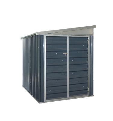 China Easily Assembled 2 Bike Thrown Storage Metal Bike Shed 140x186x152 Cm for sale