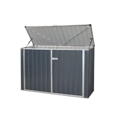 China wholesale online easily assembled large size 2 or 3 bike metal bike shed for sale