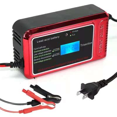 China Wholesale price E-bike battery charger 12v 10a pulse repair lead acid battery chargers for car and ebike for sale