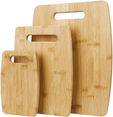 China High Quality And Convenient Cookware Logo Packing Blocks Hot Sale Customized Viable Bamboo Chopping Board Bamboo Chopper for sale